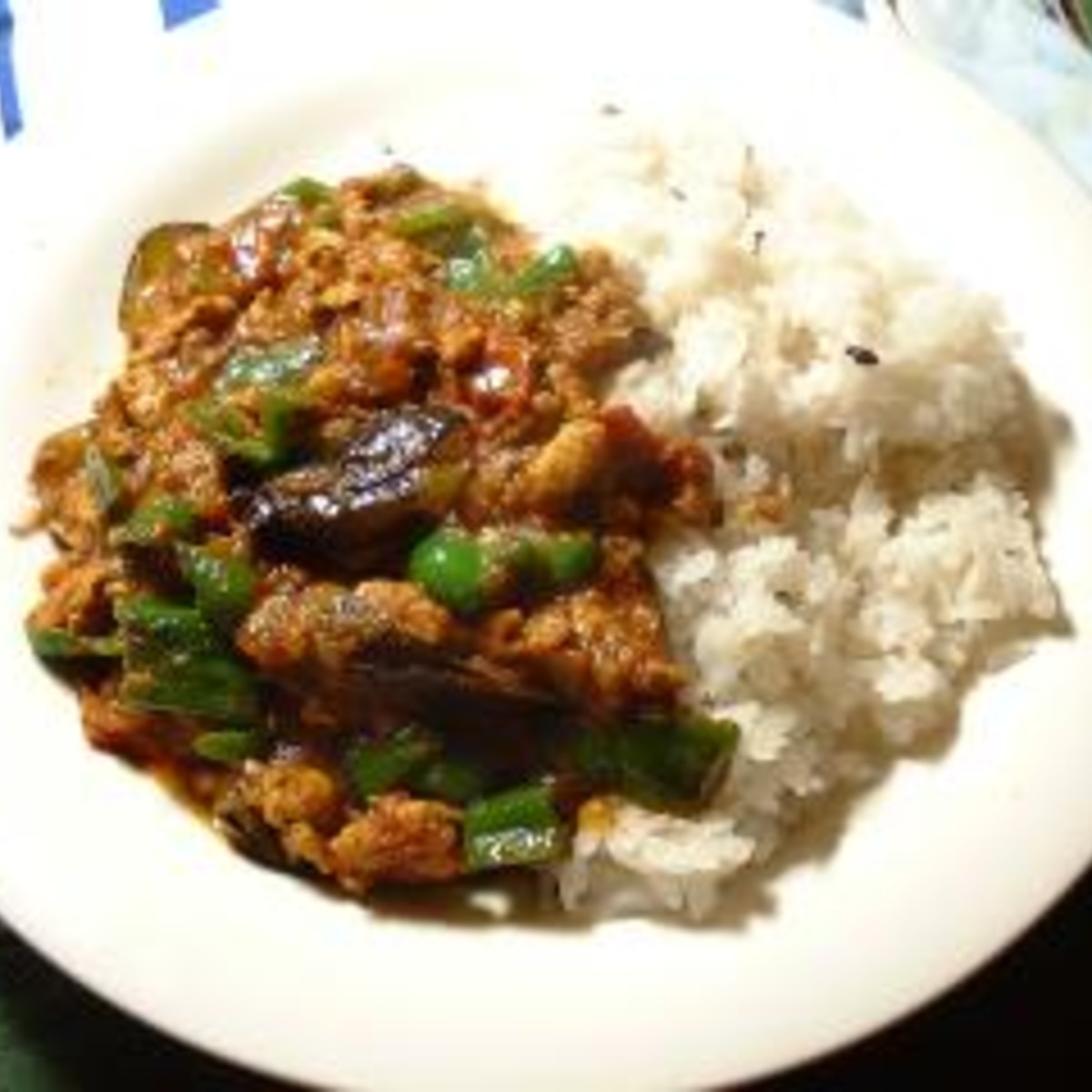 レトルトキーマカレーで簡単 なすピーマンカレー レシピ 作り方 By ブラックはやて 楽天レシピ